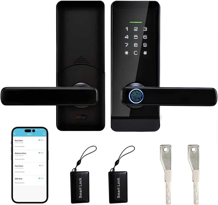 Yala/Lock Smart, INT-EXT, Cifru+Amprenta+APP WiFi, Redus de la 800RON