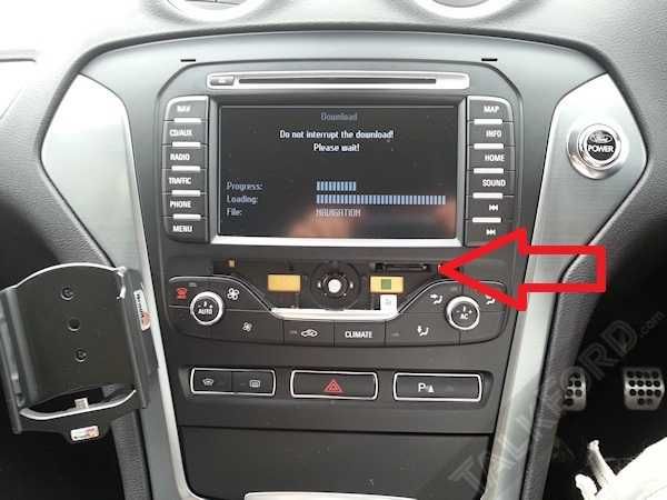Card navigatie Ford pentru unitatea MCA S-Max Mondeo Kuga Focus Galaxy