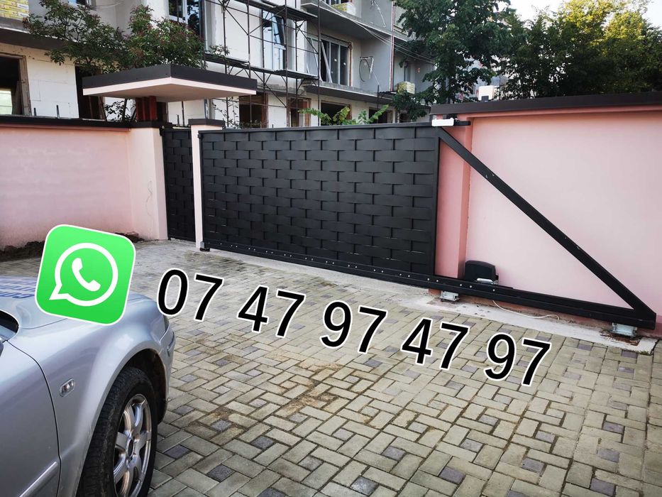 Porti automate glisant telecomanda aplicatie telefon Nice Alba Iulia