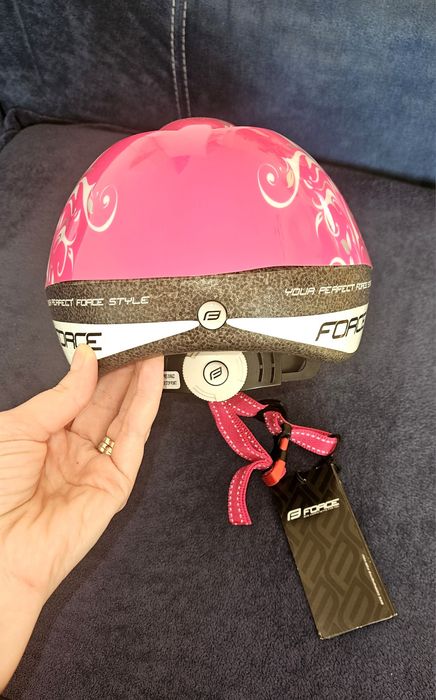 Cască copii cycling Force Fun roz