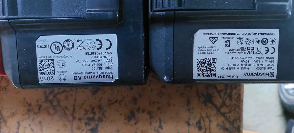 Батерии Husqvarna 36V/STIHL 36V