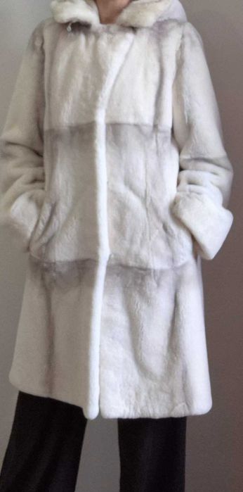 Натуральная шуба из кролика