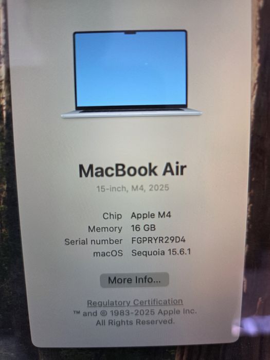 Macbook Air 15 M4 2025