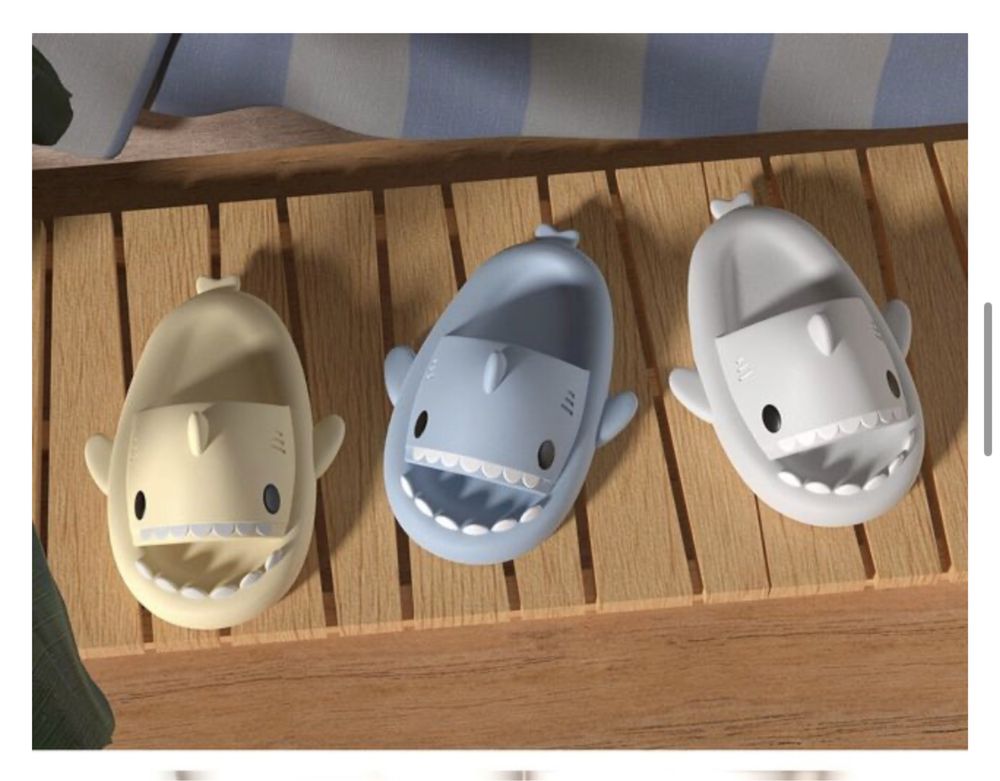 Shark Slippers (Papuci rechin) non-alunecarea perfecti pentru plaja