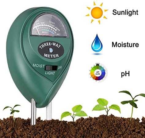 Phmetru ph masoara ph umiditate lumina plantelor sol 3 in 1