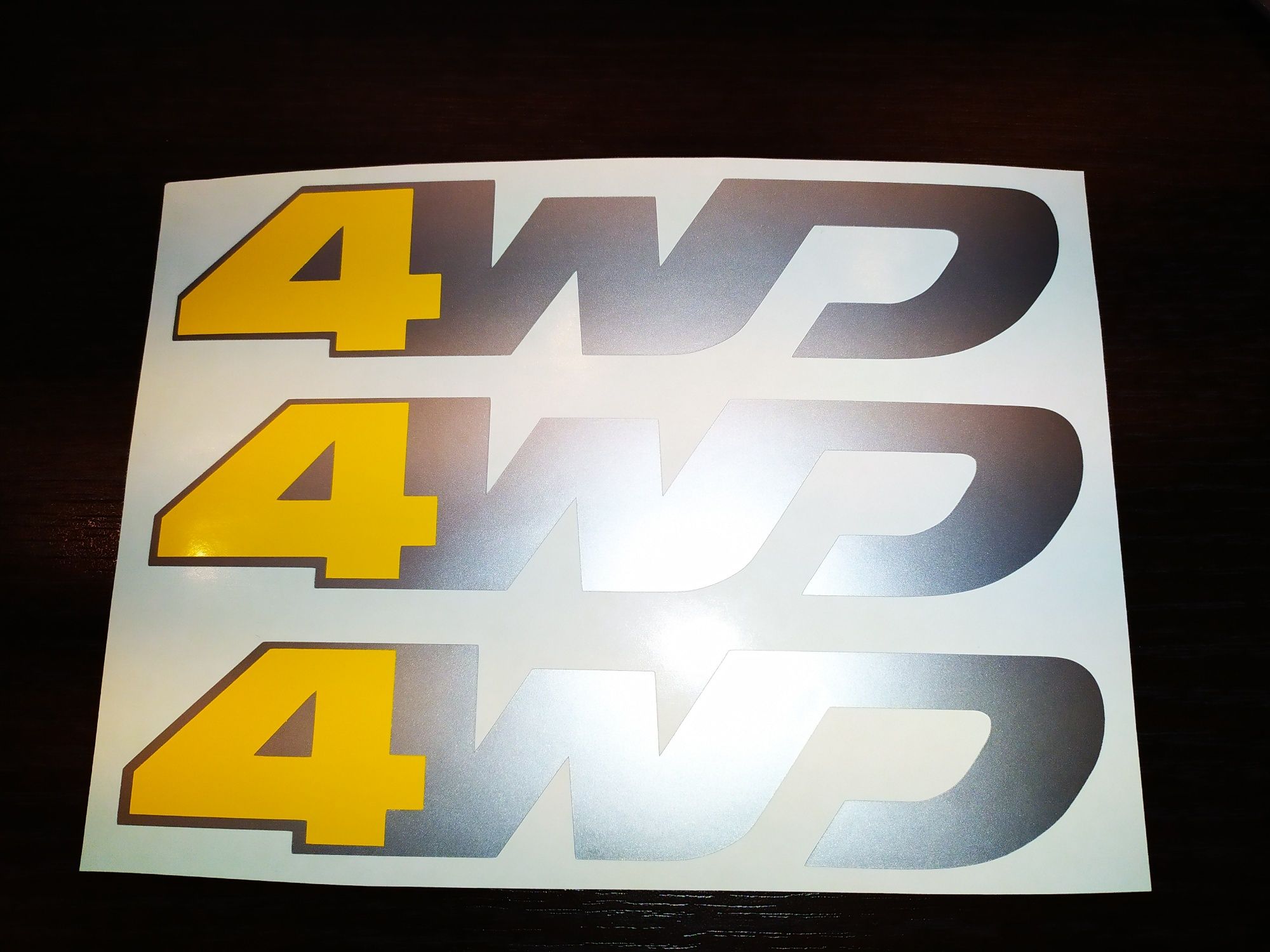 Sticker 4WD Duster vechiul model/ABS Plus