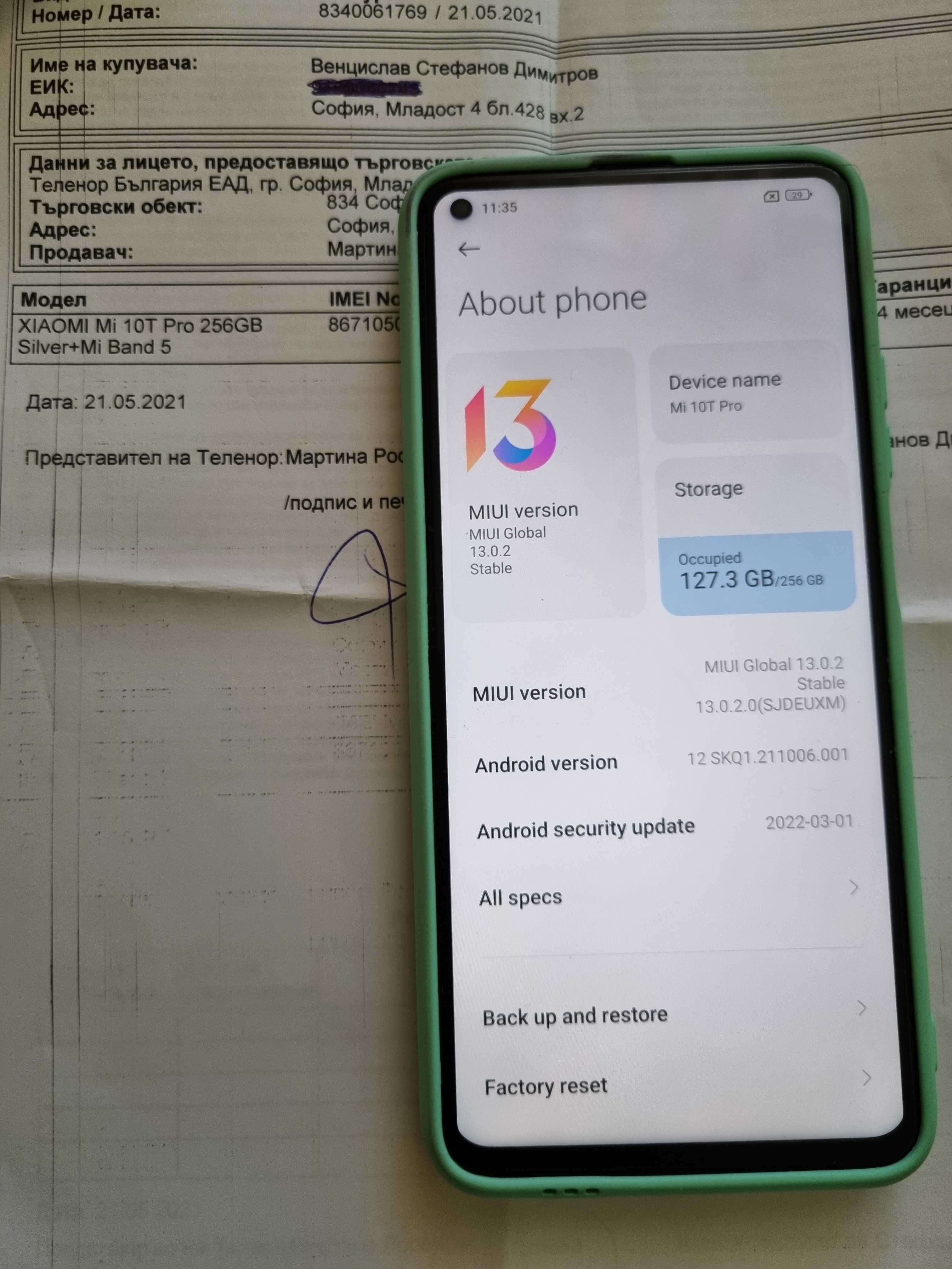 Xiaomi 10T Pro 8/256GB 108MP OIS 4k60/6k60/8k30 144hz IPS