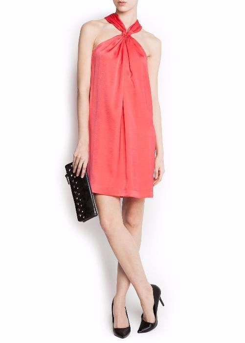 Rochie Mango roz coral S