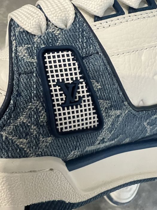 Adidasi Sneakers Louis Vuitton Denim Monogram