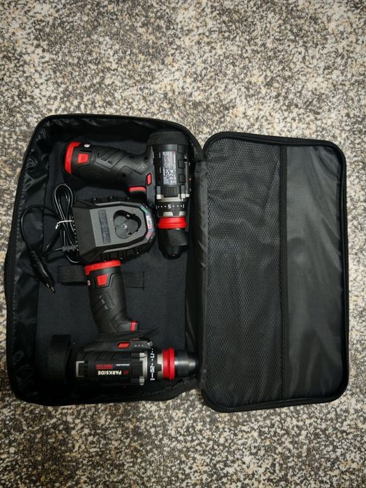 Set 2 bormașini parkside 12v