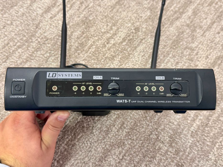 emitator wireless LD System WATS-T | 2 canale mono | IEM casti in ear