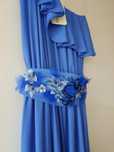 Rochie lunga cu volanase