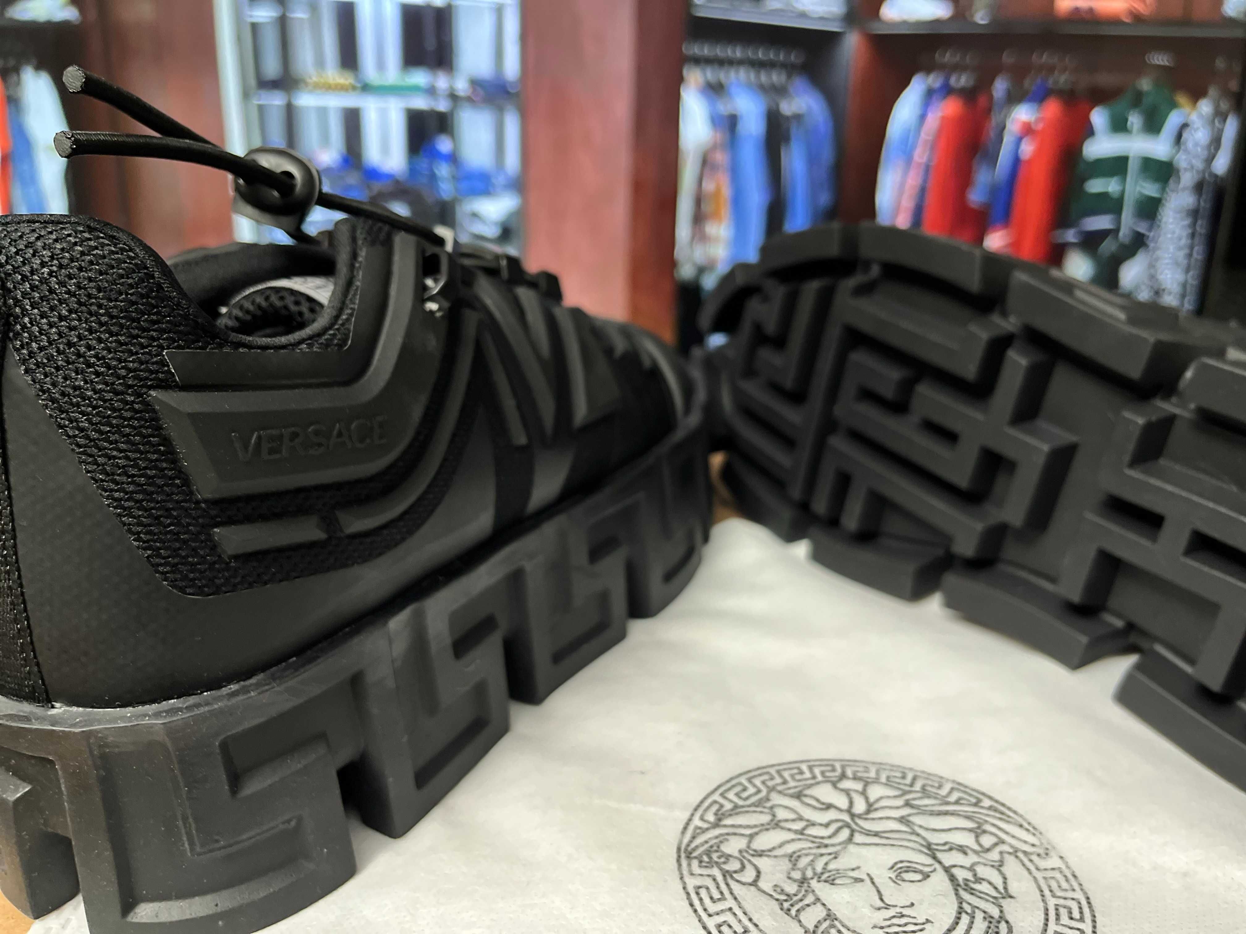 *Premium* Adidasi/sneakers hightop barbati Versace "Greca Labyrinth"