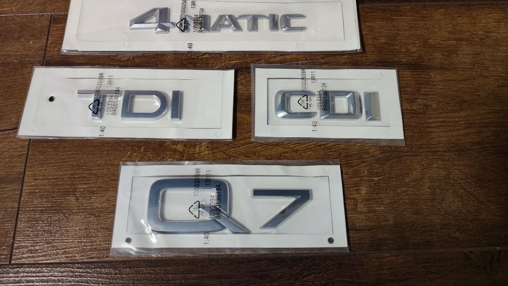 3D  Надписи за Audi и Mercedes