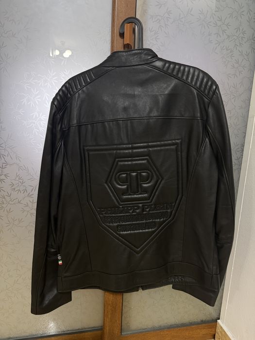 Geaca piele naturala Philipp Plein