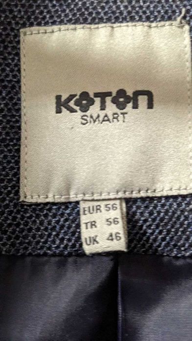 Пиджак мужской,56 размер, KOTON smart,б/у,в хорошем состоянии