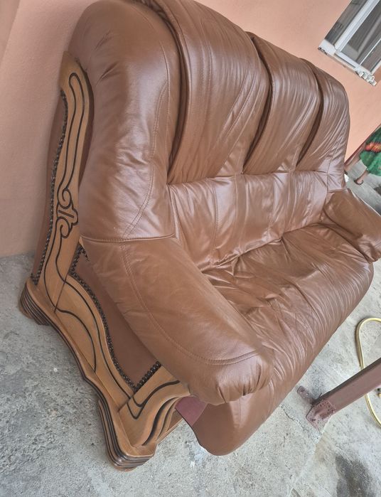 Canapea piele naturală