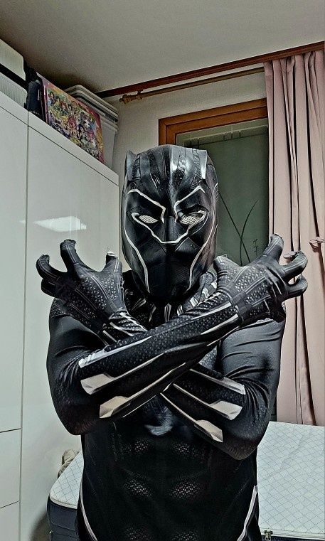 Costume Cosplay Black Panther pentru Halloween, evenimente, petreceri