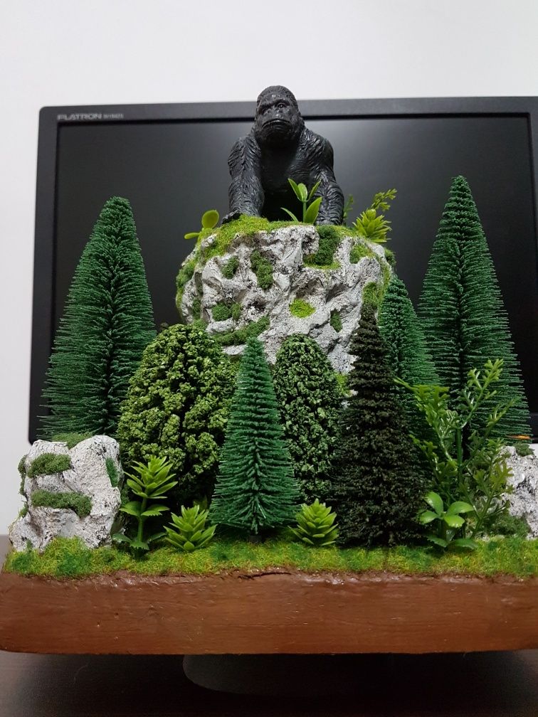 Diorama gorila kong
