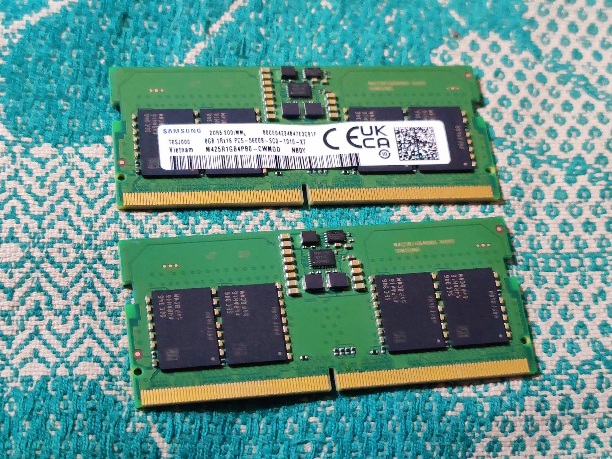 Оперативная память на ноутбук DDR5, 8 Гб. SODIMM