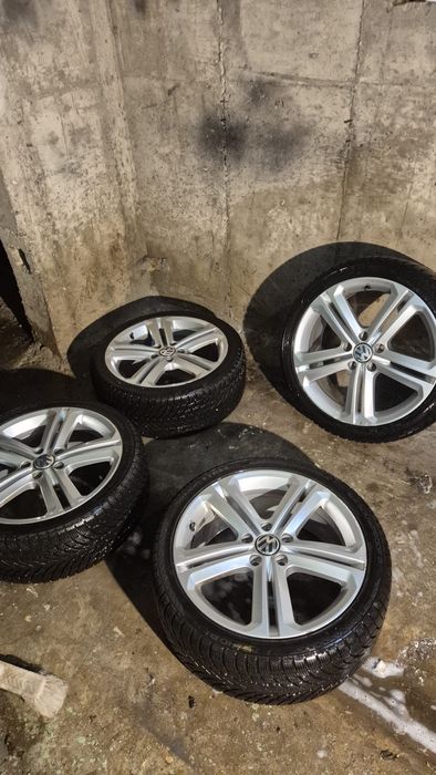 jante volkswagen cu anvelope de iarna