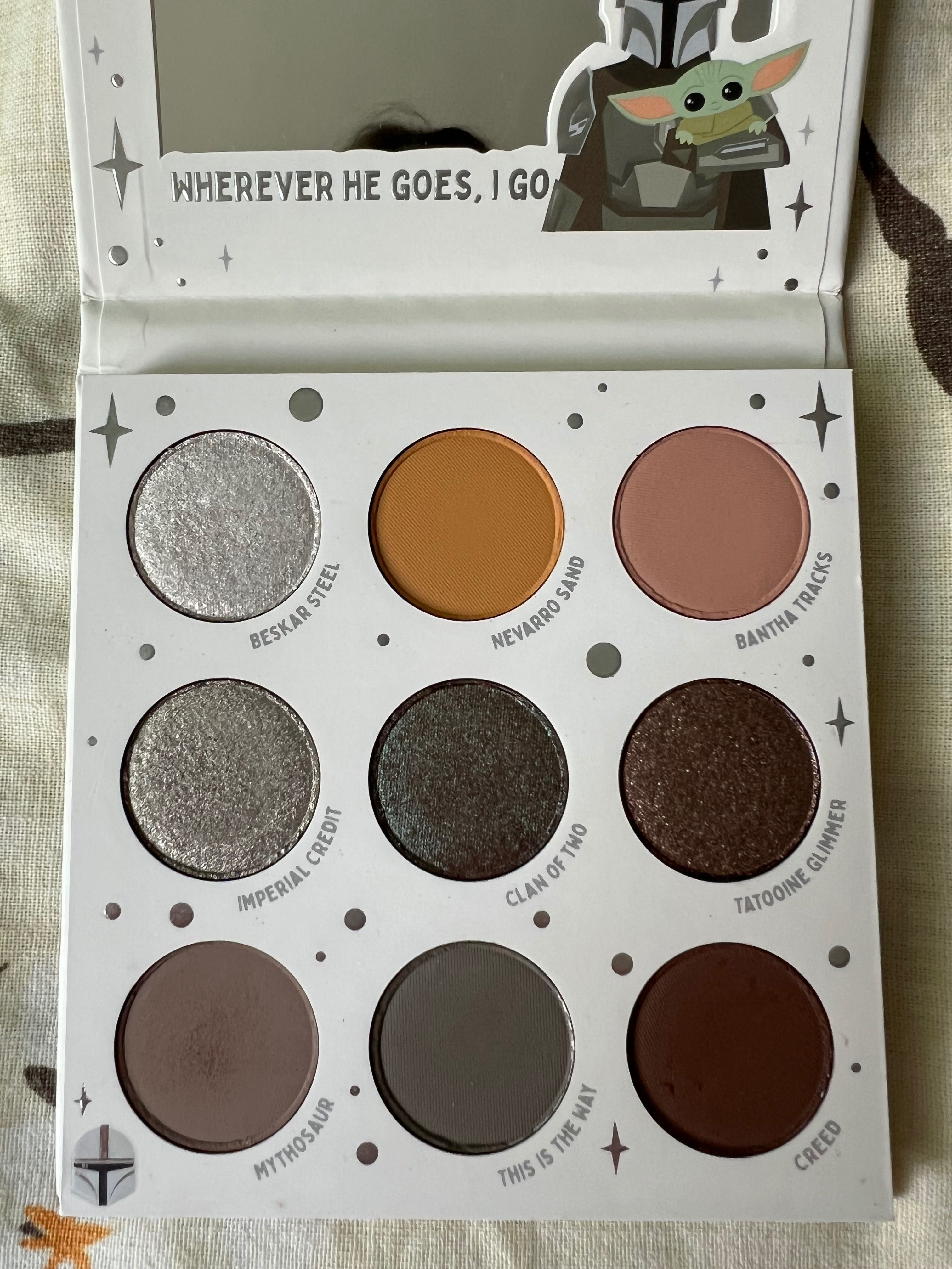 ColourPop The mandalorian палитра сенки за очи