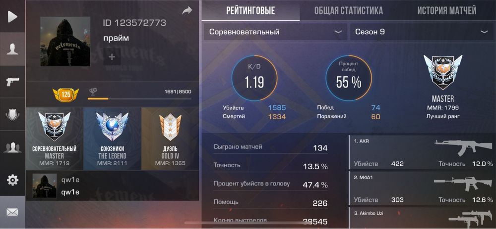 Стандофф 2 аккаунт