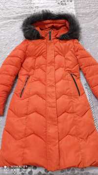Куртка пальто зимняя на девочку 12-13 лет