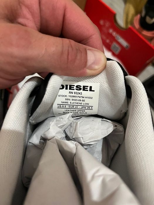 Нови маратонки Diesel естествена кожа