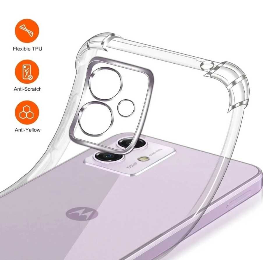 Husa transparenta AntiSoc Motorola G34 / G54 / G84 5G