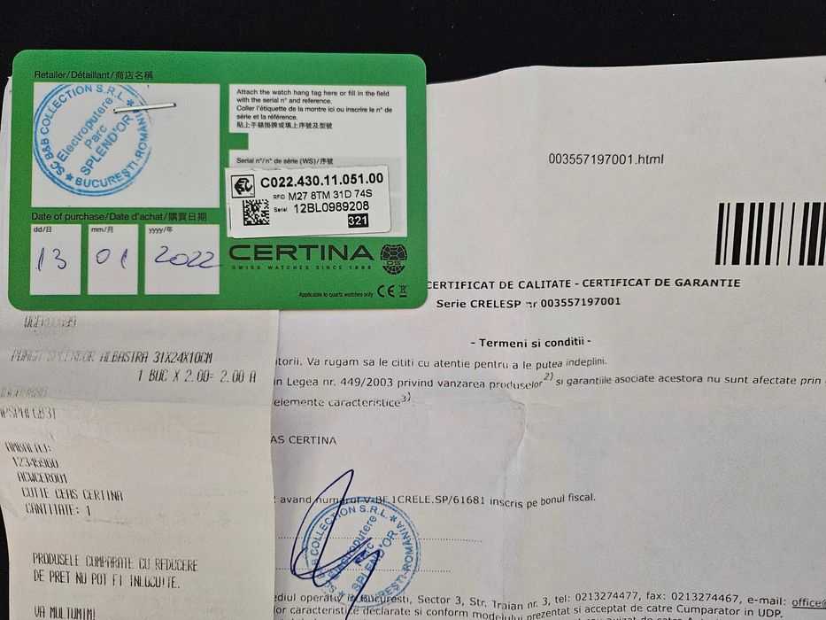 Certina DS-4 Day-Date Automatic