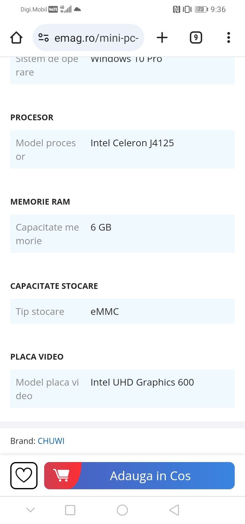 Mini Pc Chuwi Larkbox