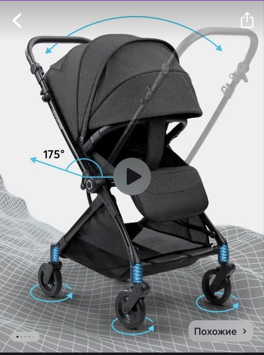 Коляска Happy baby joyce в отличном состоянии