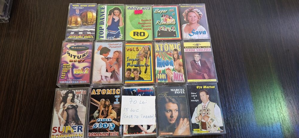 Casete audio originale si de taraba