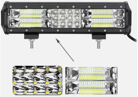 Led Bar 180w spot si flood 37 cm 3 randuri TRANSPORT 0