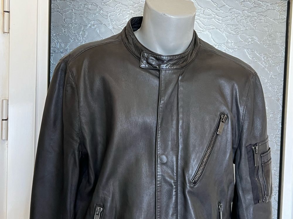 Armani мъжо яке телешки кожа
