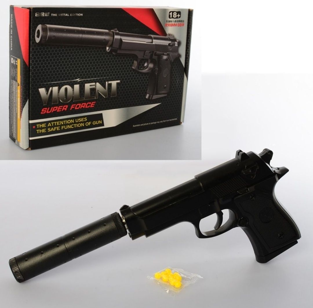 Airsoft gun Strikeball 6mm Temir железный пистолет металлический