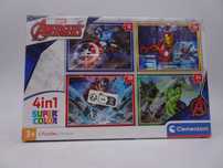 Puzzle 4 in 1 Avengers, Clementoni, 72 piese, 3+
