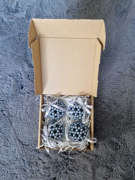 Set globuri Crăciun 60 mm handmade