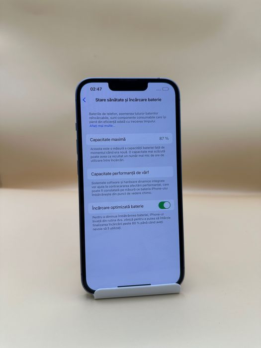 iPhone 14, memorie internă 128gb, sănătate baterie 87%