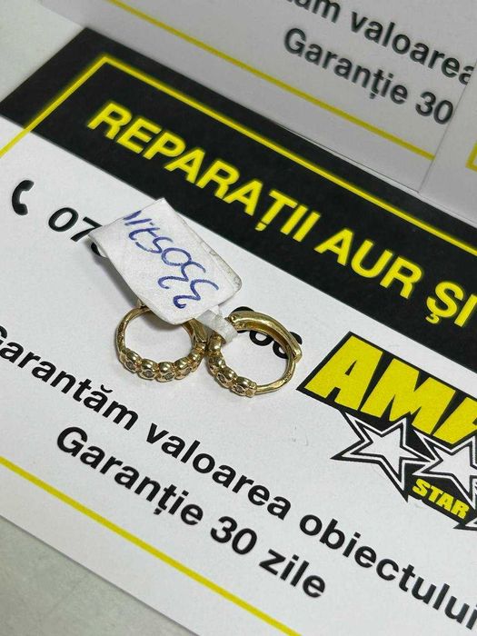 cercei aur 1.21gr 14k (m2) staramanet