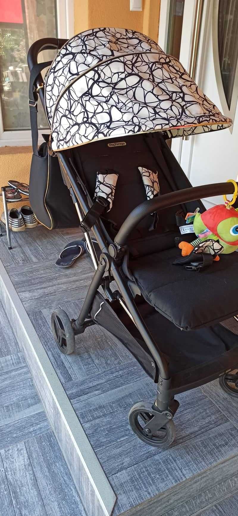 Количка +Чанта  Peg Perego SELFIE Колекция GRAPHIC GOLD
