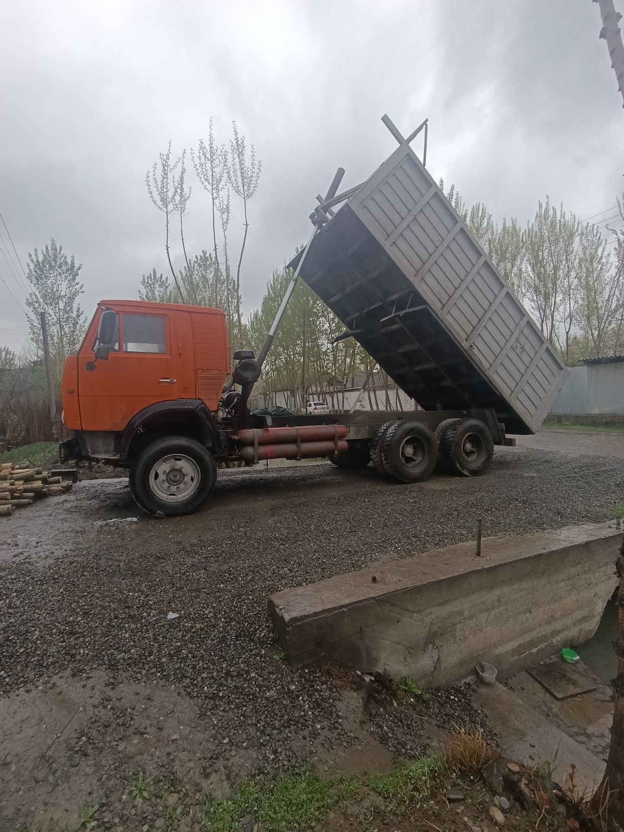 Камаз 55102 УЗИ агдарувчи