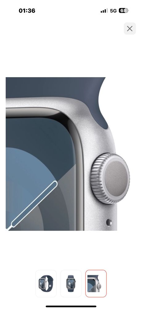 Продаю Apple watch s9 в идеальном состоянии ,в серо-синем раскрасе