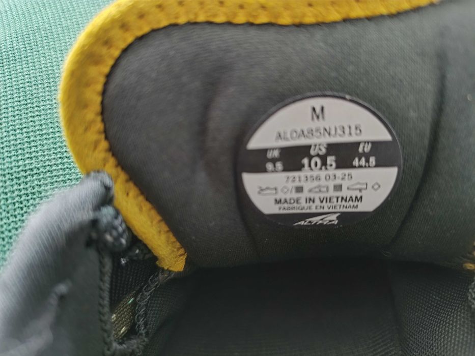 Планински обувки Altra M Olympus 6 Dusty Olive 44.5  носени веднъж