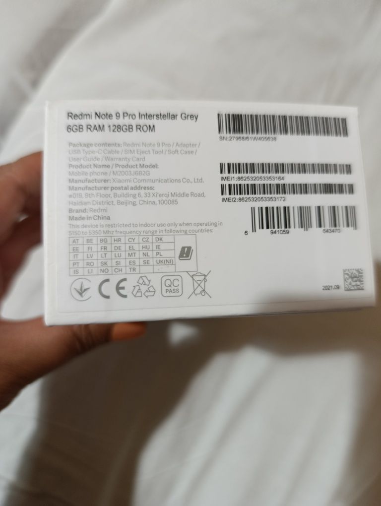 Redmi note 9 pro