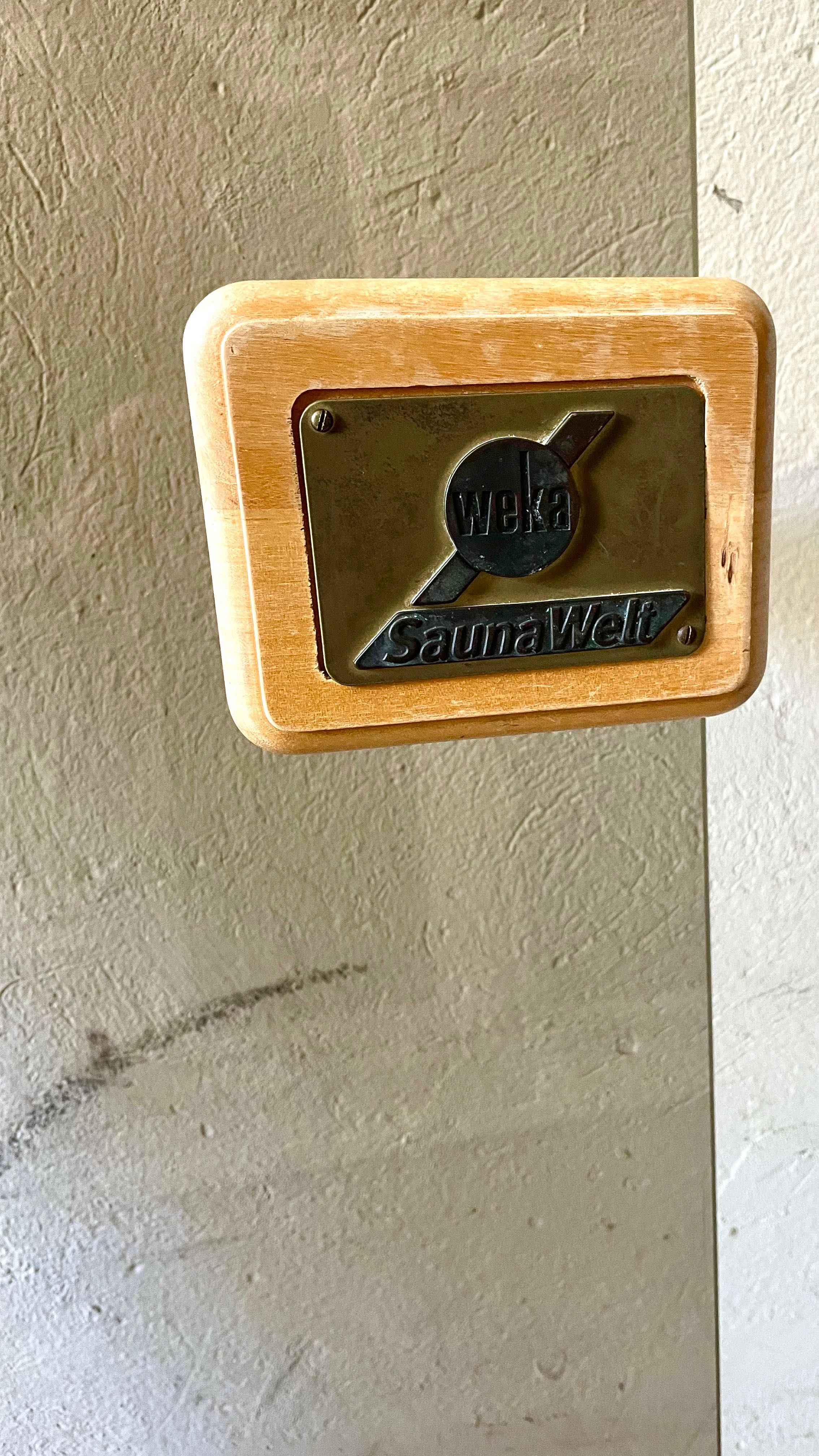 Стъклена врата за сауна Weka Holzbau