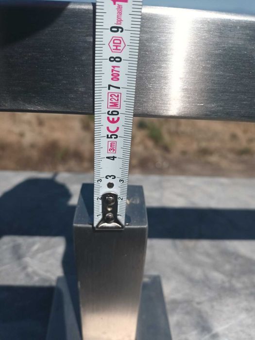 Иноксов парапет 40х40мм