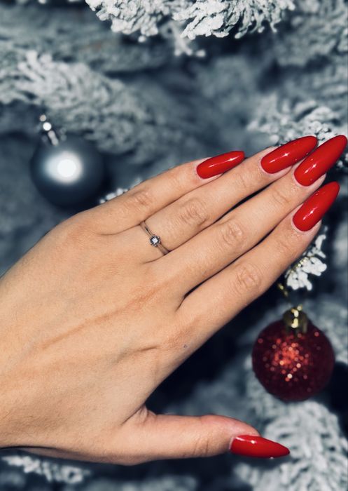 Элегантное бриллиантовое кольцо 1 карат — белое золото