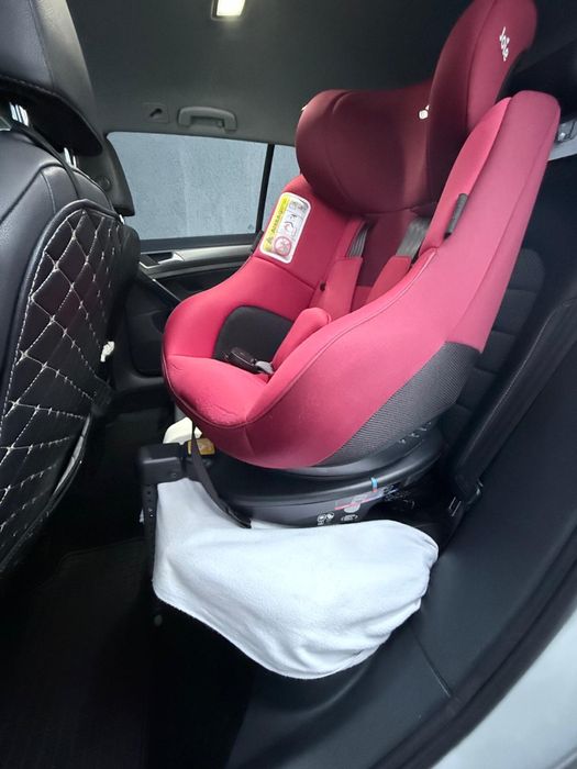 Scaun auto Joie, Rotativ cu Isofix Spin 360° Merlot, 0-18 kg